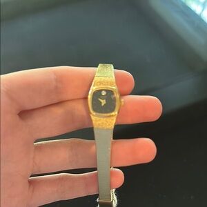 Vintage Slim Gold Wristwatch